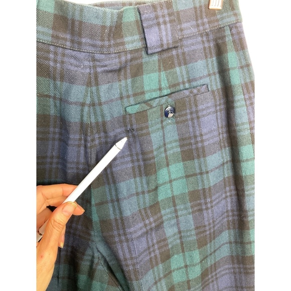 Black Watch Tartan Wool Shorts - Picture 5 of 6